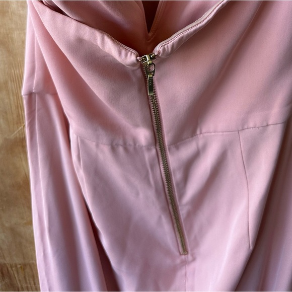 NWT Shona Joy U Core Strapless Tulip Hem Dress Dusty Pink - Picture 3 of 12